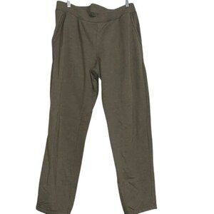 Time And Tru Womens XXL Olive Green Jogger Pants Cotton/Polyester Blend